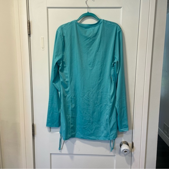 Long Sleeve UPF 50+ Sun Protection Swim Shirt for Adults Women New! XXL - Picture 2 of 6